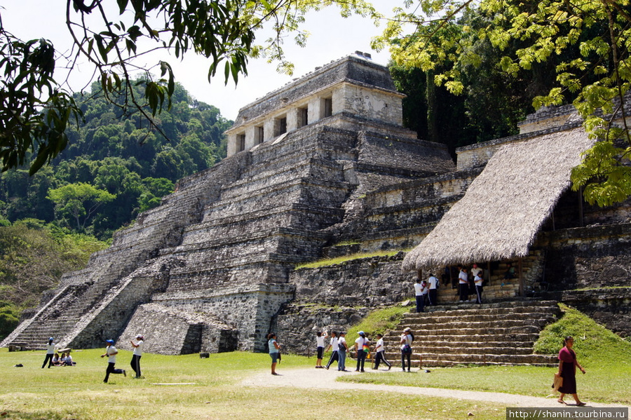 Храм надписей в Паленке Паленке, Мексика