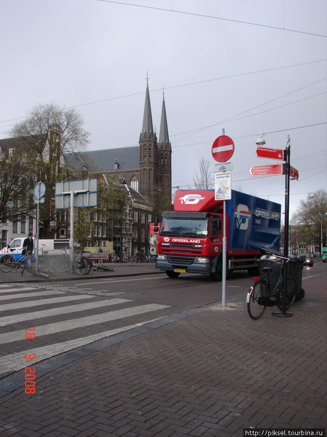 улицы города Амстердам, Нидерланды