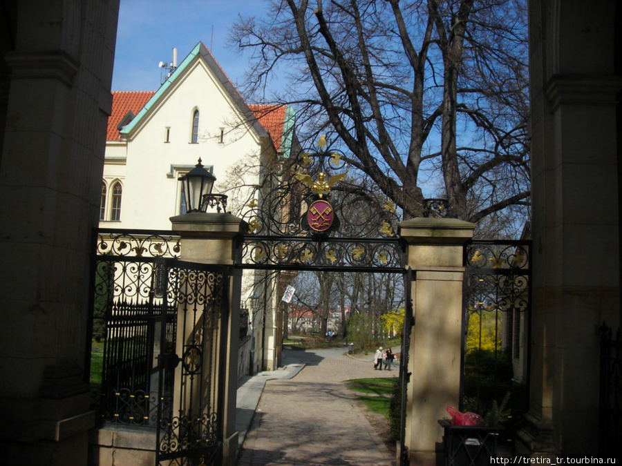 При соборе кладбище, где похоронены знаменитые чехи. Прага, Чехия