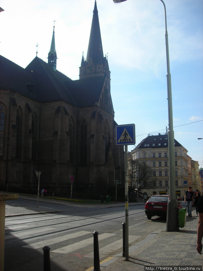 Церковь святого Прокопа по ул. Сайфертовой. Прага, Чехия