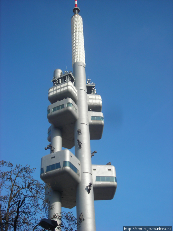 Знаменитая телевизионная башня. Прага, Чехия