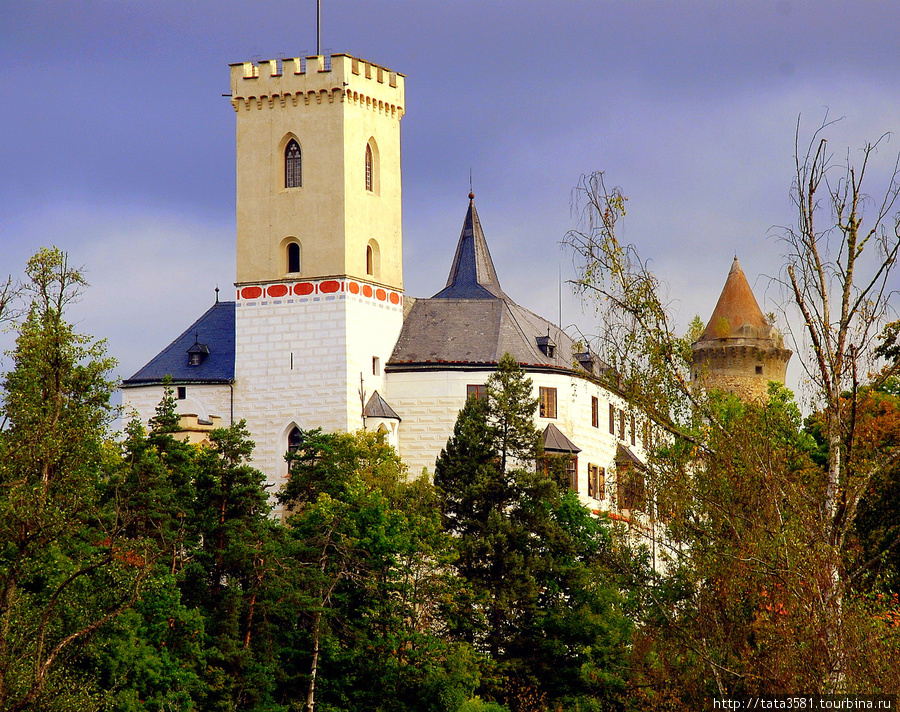 Город и замок Рожмберк над Влтавою