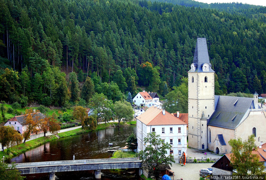 Город и замок Рожмберк над Влтавою Рожмберк-над-Витау, Чехия