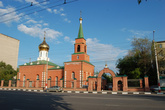 В церкви Серафима Саровского ( на улице Чернышевского) в советское время располагалось общежитие института «Микроб». В наши дни заново отстроена колокольня и церковь  была освящена