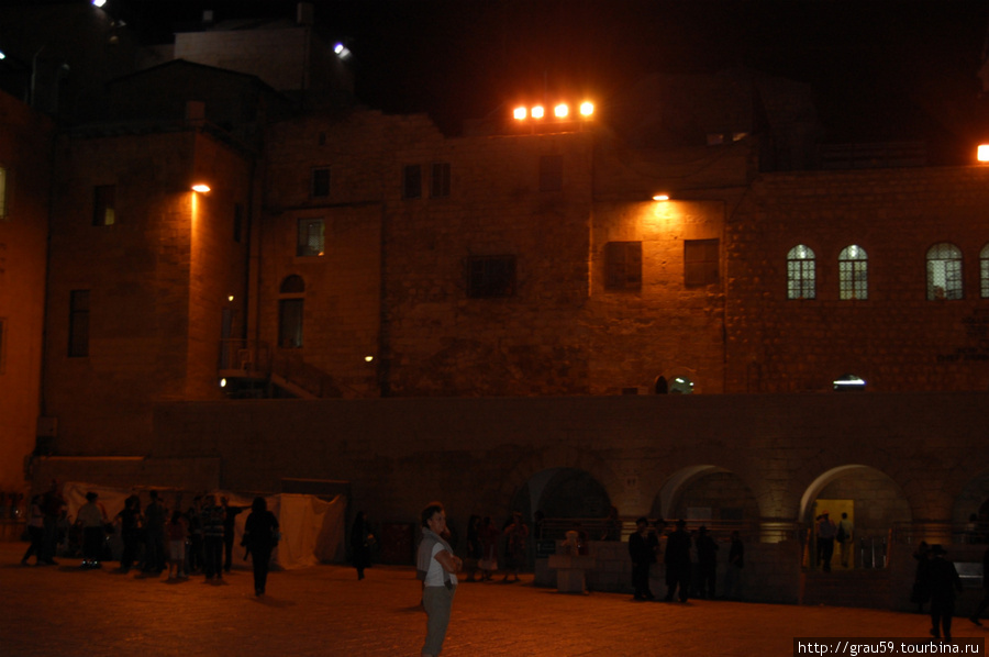 Ночной Иерусалим Иерусалим, Израиль