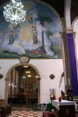 Фреска на стене монастырской церкви