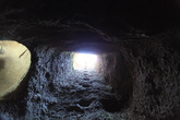 подземные помещения в монастыре Eski Gumusler — шахта