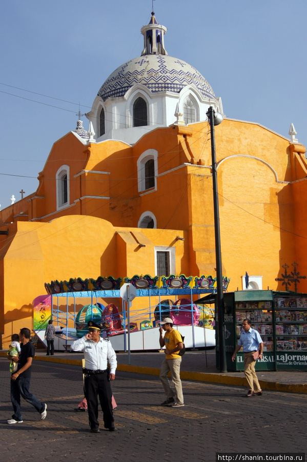 Центральная площадь Тласкала-де-Хикотенкатль, Мексика