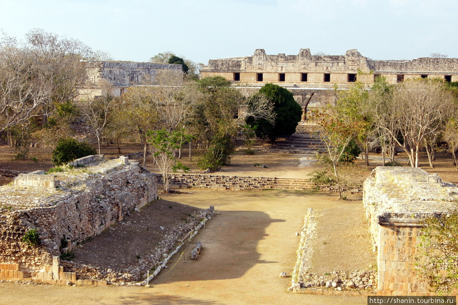 Вид из дворца Ушмаль, Мексика