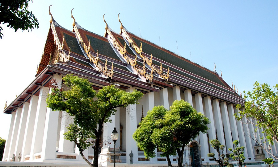 Самый высокий зал проповеди в Бангкоке Бангкок, Таиланд