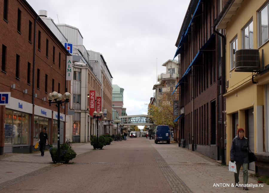Пешеходная зона Лулео, Швеция