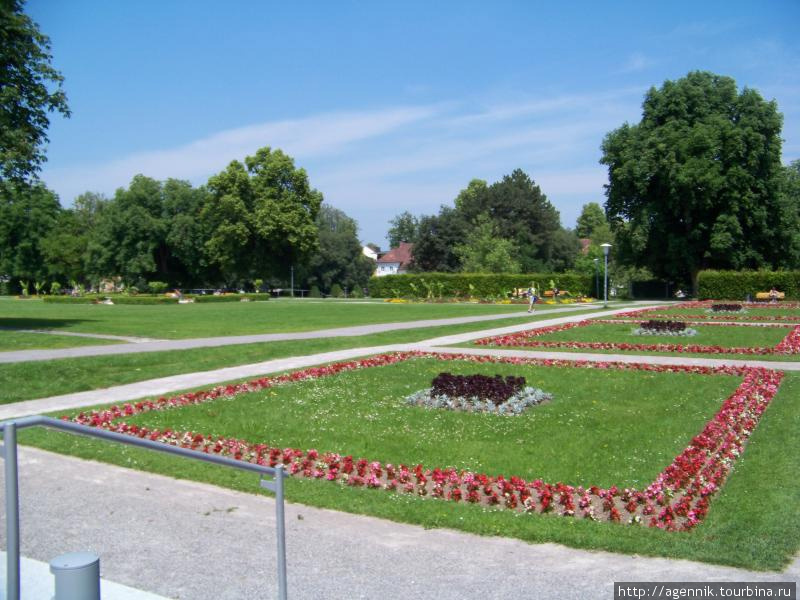 Парк возле резиденции Кемптен, Германия
