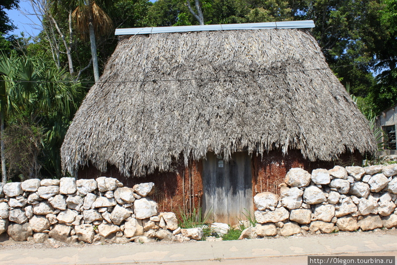 Настоящий индейский домик Муна, Мексика