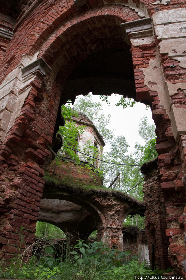 Разрушенная церковь в Путилово (Тихвинской Божией Матери) Путилово, Россия