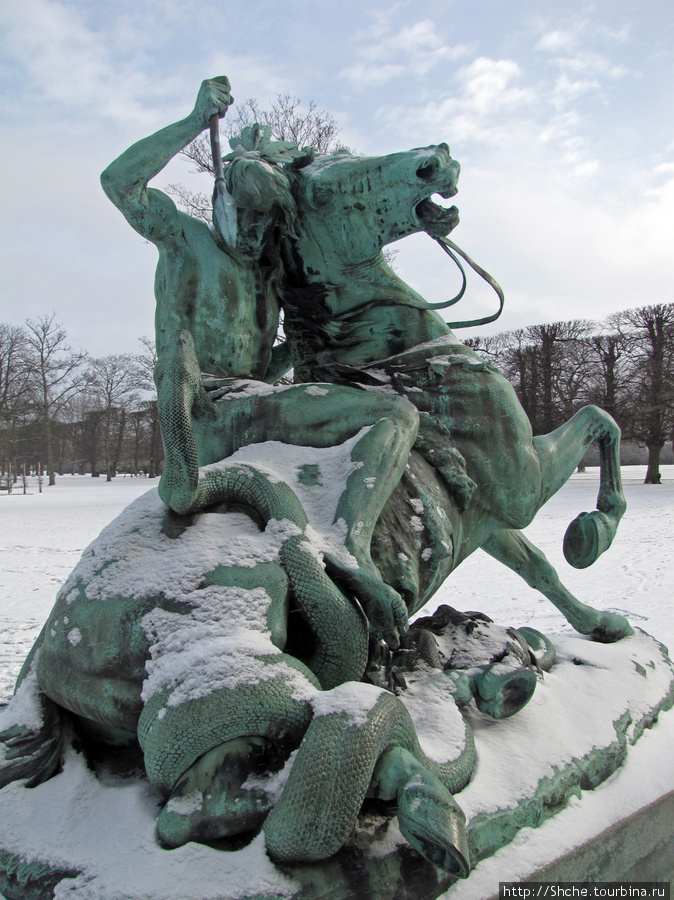 Королевский сад(King's Garden) и Росенборг(Rosenborg Castle) Копенгаген, Дания