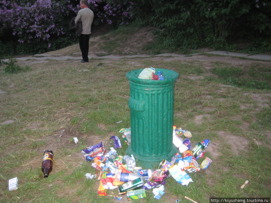 Цвели также многочисленные мусорки и портили впечатление Киев, Украина