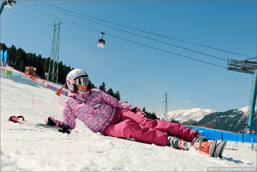 На склонах горнолыжного курорта Grand Valira Андорра