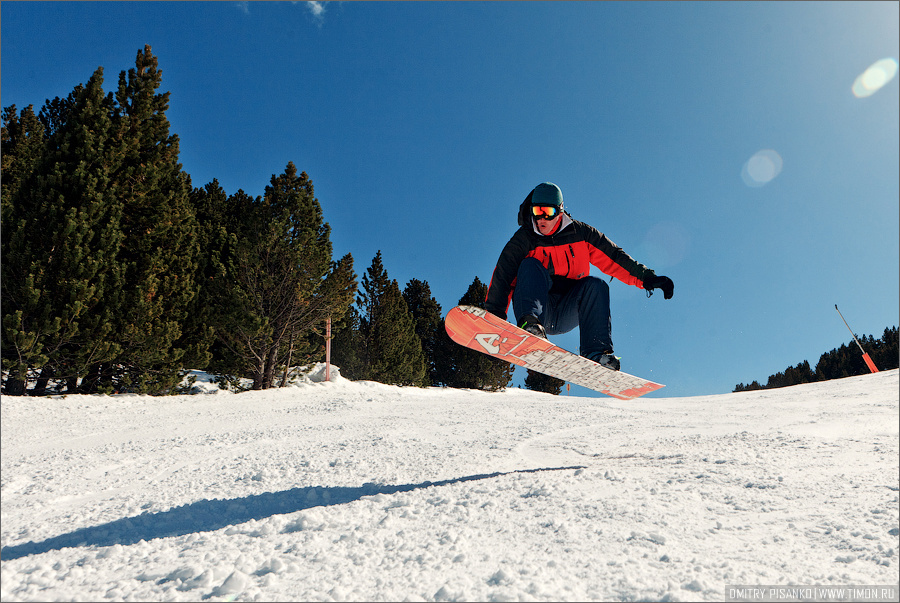 На склонах горнолыжного курорта Grand Valira Андорра