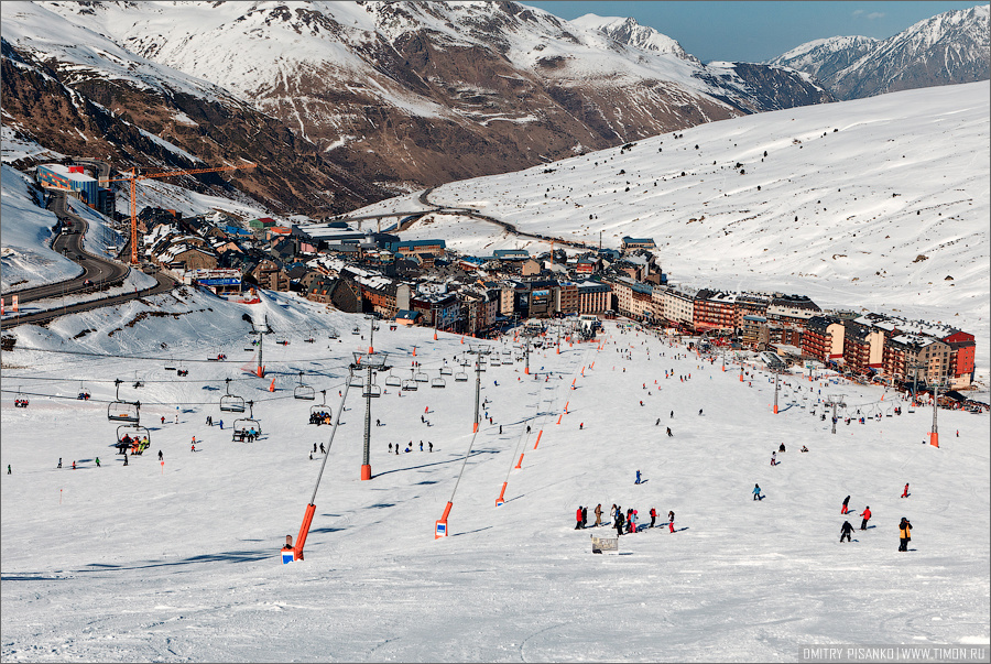 На склонах горнолыжного курорта Grand Valira Андорра