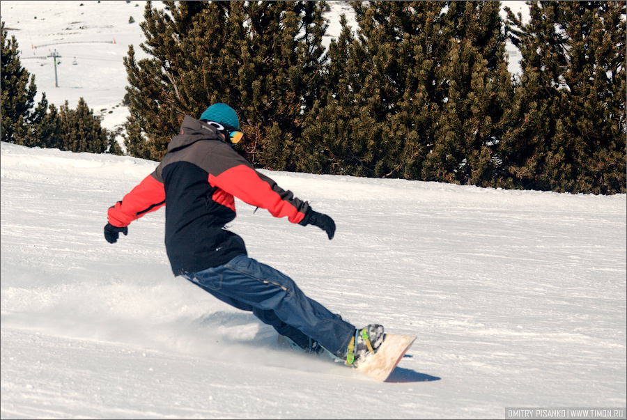 На склонах горнолыжного курорта Grand Valira