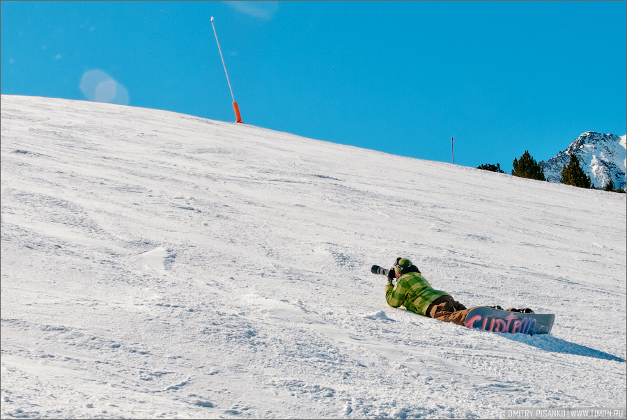 На склонах горнолыжного курорта Grand Valira Андорра