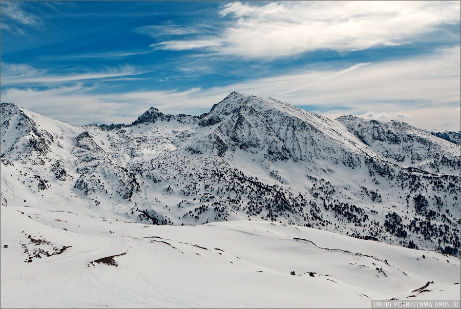 На склонах горнолыжного курорта Grand Valira Андорра