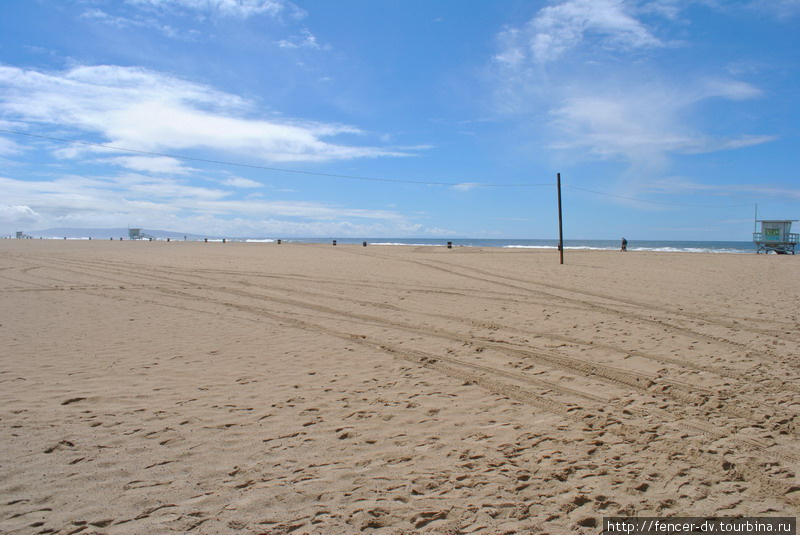 Размеры пляжа впечатляют Санта-Моника, CША