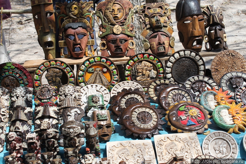 Сувенирная Чичен Ица Чичен-Ица город майя, Мексика