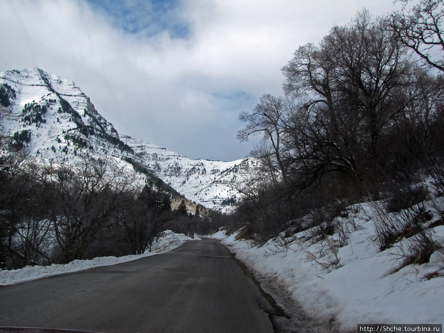 Alpine Loop - самая красивая горная дорога штата Юта Штат Юта, CША