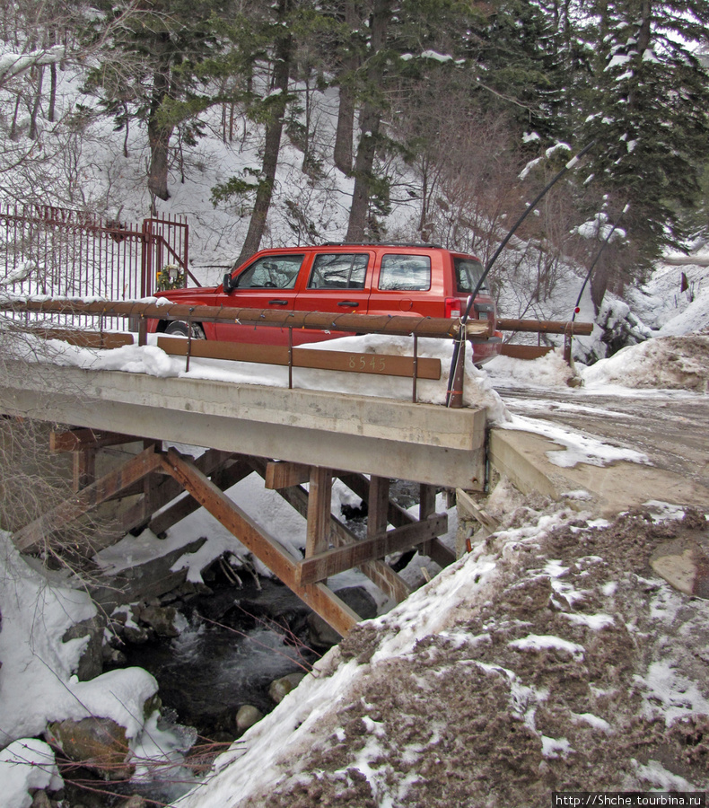 Alpine Loop - самая красивая горная дорога штата Юта Штат Юта, CША