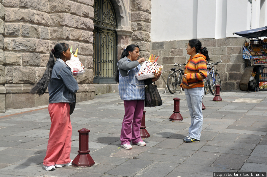 Продавщицы мороженного Кито, Эквадор