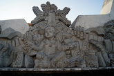 Памятник у Музея культуры майя в Четумале