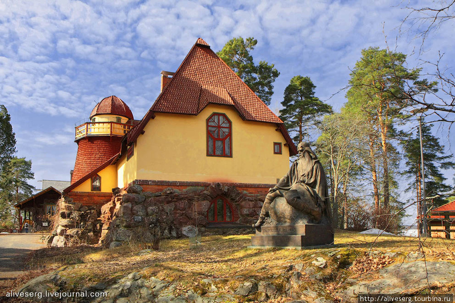 Усадьба Эмиля Викстрема - дом на скале | Finland, Visavuori Валкеакоски, Финляндия
