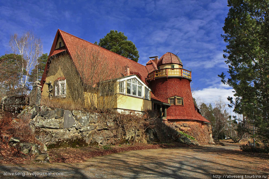 Усадьба Эмиля Викстрема - дом на скале | Finland, Visavuori