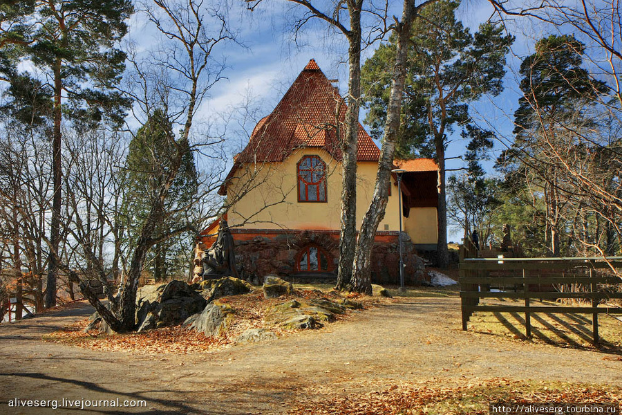 Усадьба Эмиля Викстрема - дом на скале | Finland, Visavuori Валкеакоски, Финляндия