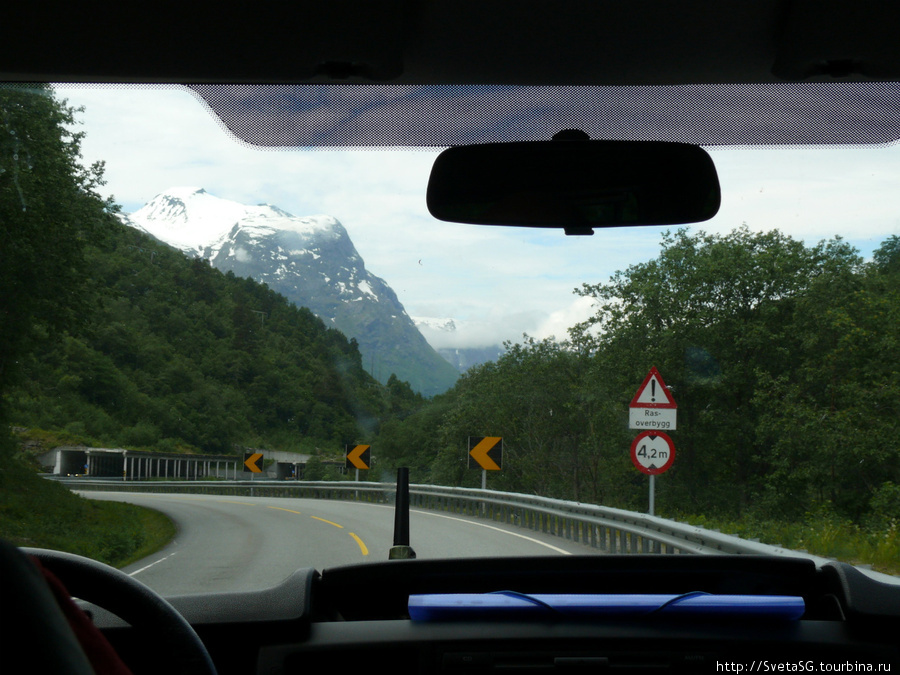 Дорога из окга авто. Норвегия