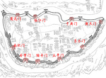 Схема городских ворот г. Чунцина