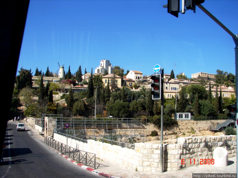 Панорама и з окна автобуса Иерусалим, Израиль