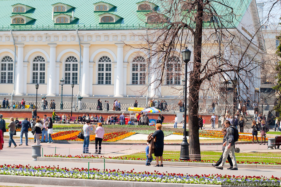 Пасхальный день в столице Москва, Россия