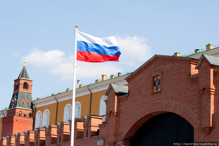 Пасхальный день в столице Москва, Россия