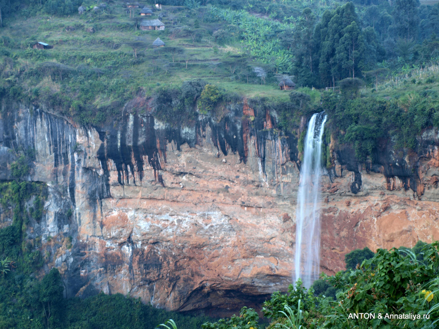 Водопад Сипи. Вид из нашего отеля Сипи, Уганда