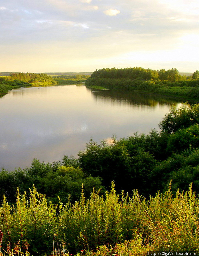У излучины реки Тура Верхотурье, Россия
