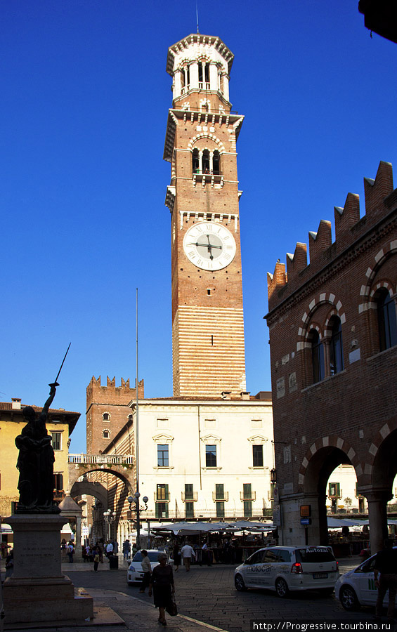 Башня дей Ламберти Верона, Италия