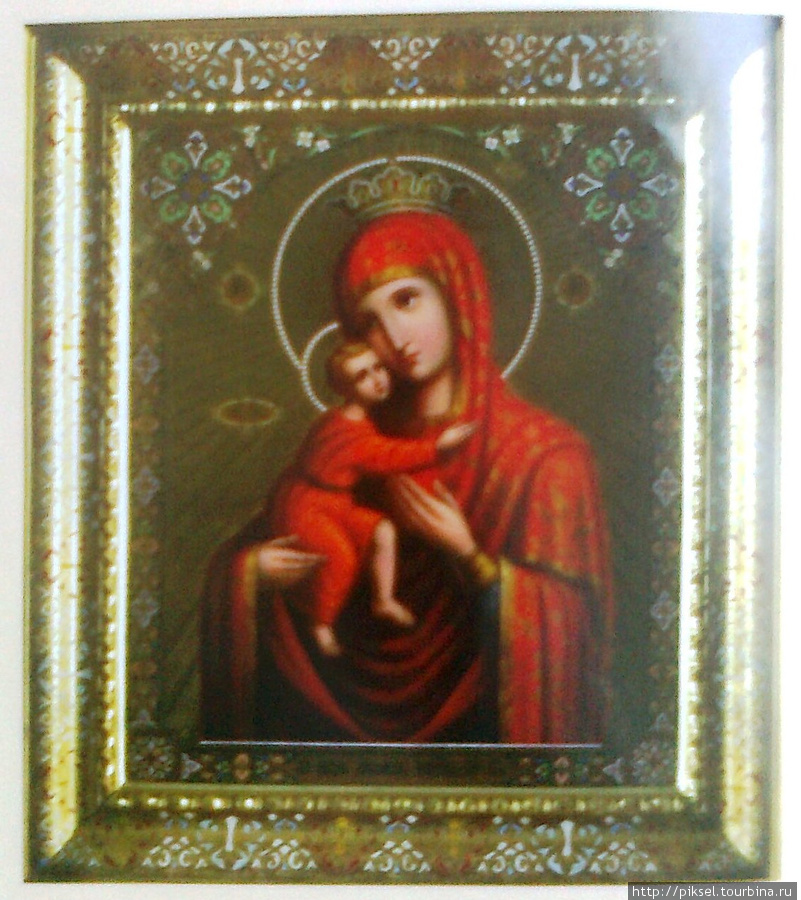 Икона Пресвятой Богородицы Дубенская (снято с репродукции) Золотоноша, Украина