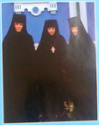 Игумения Агния с сестрами  (снято с репродукции)