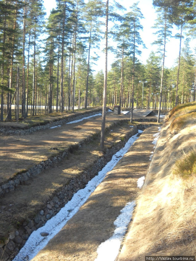 Рвы и эскарпы Луумяки, Финляндия