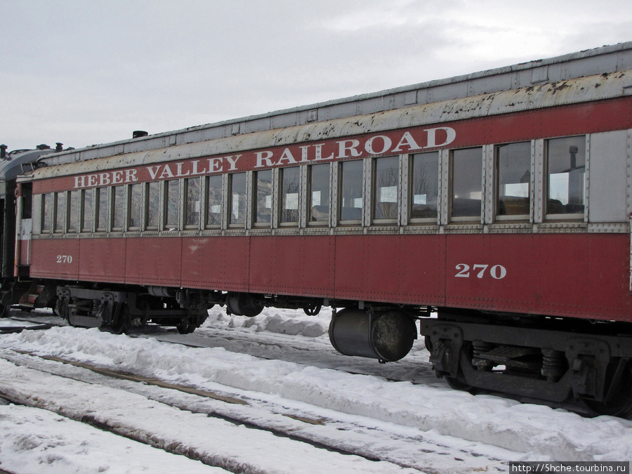 Историческая железная дорога Heber Valley, ныне действующая Хебер-Сити, CША
