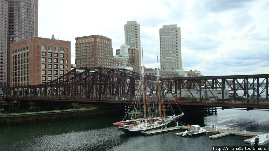Пешеходный мост Бостон, CША