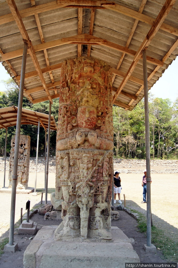 Главная площадь Копана Копан-Руинас, Гондурас
