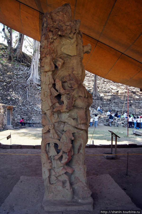 Пирамида с надписями Копан-Руинас, Гондурас